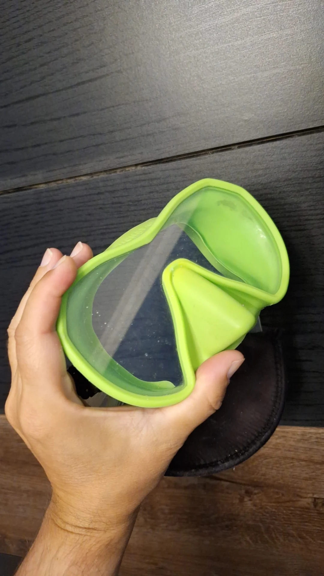 My Beuchat MaxLux Lime Green: another mask in the drawer, chosen for fit and role rather than because one mask can do everything.