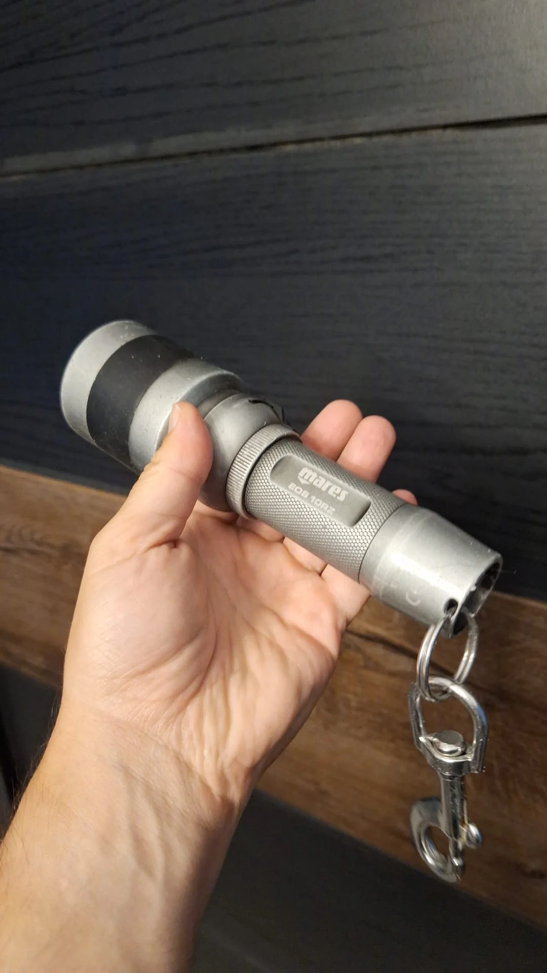 My Mares EOS 10ZR. Output matters, but beam shape, charging, runtime and handling matter just as much underwater.