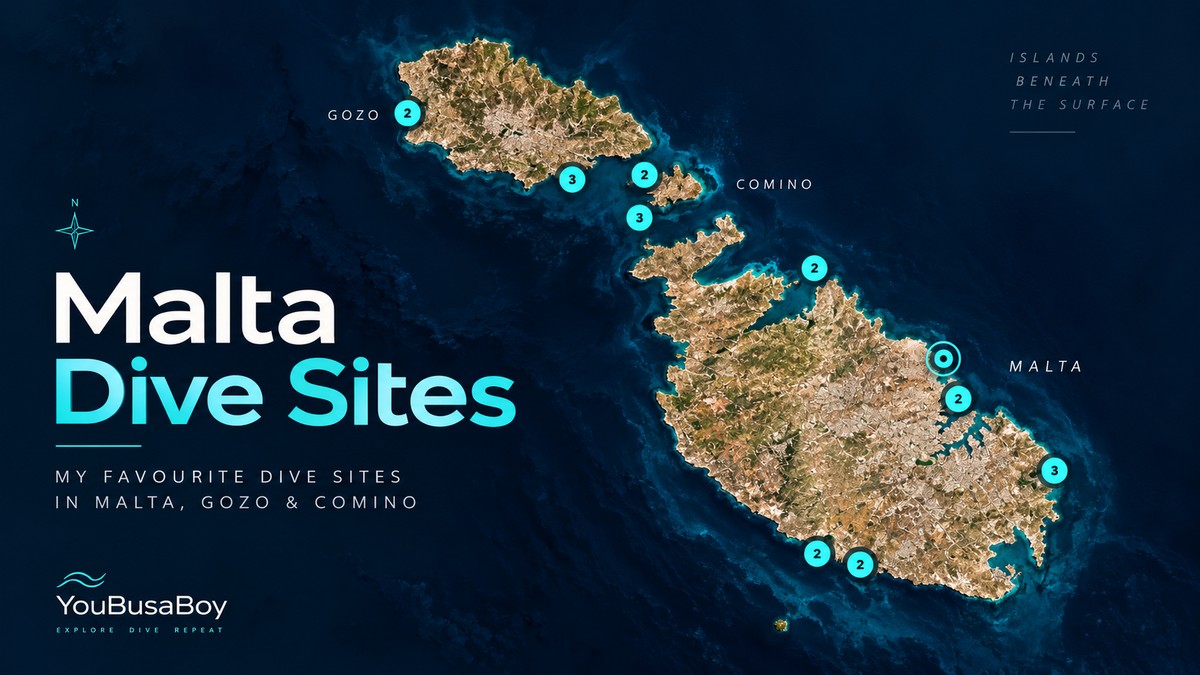 My Favourite Dive Sites in Malta, Gozo & Comino